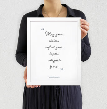 Personalised Quote Framed Print Gift Home Wall Decor, 6 of 12