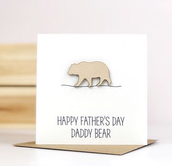 Daddy Bear Father's Day Card By Jayne Tapp Design