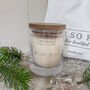Winter Pine Luxury Lidded Candle In Gift Bag, thumbnail 1 of 8