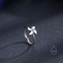 Sterling Silver Rotatable Pinwheel Ring, thumbnail 1 of 11