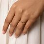 Dainty 18kt Gold Pink Tourmaline Ring Success, thumbnail 3 of 5