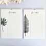 Tropical Leaf Wedding Guest Book Birthday Calendar, thumbnail 6 of 7