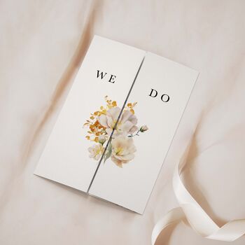 Floral Gatefold Wedding Invitations, 2 of 5