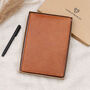 Luxury Leather Personalised Message Journal, thumbnail 1 of 6
