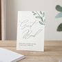 Wedding Guest Book With Watercolour Leaves, thumbnail 2 of 2