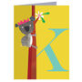 Mini K For Koala Card, thumbnail 2 of 5
