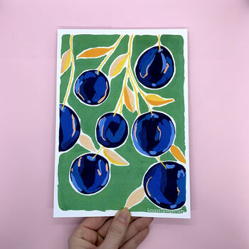 Blueberry Art Print, 3 of 6
