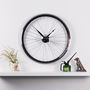 Handmade Racing Bike Wheel Clock With Brake Disc Large, thumbnail 7 of 8