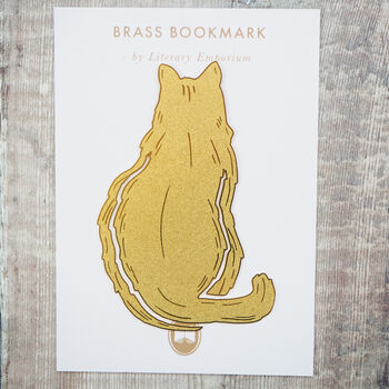 Cat Brass Bookmark, 5 of 8