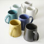 Fair Trade Handmade Glazed Stoneware Large Conical Mug, thumbnail 1 of 12
