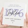 Personalised 50th Birthday Card For Sister 1976, thumbnail 1 of 7
