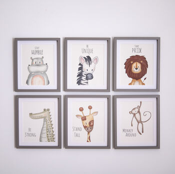 Children's Safari Animal Affirmations Prints, 10 of 10
