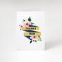 Personalised Floral Thank You Card, thumbnail 2 of 4