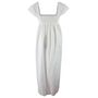 Ladies Capped Sleeve Swiss Dot Nightdress With Lace 'Maud', thumbnail 4 of 7