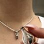 Vase Shape Sterling Silver Urn Necklace, thumbnail 3 of 8