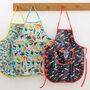 Kids Wipeable Oilcloth Apron, thumbnail 1 of 4