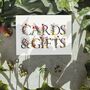 Floral Cards And Gifts Wedding Sign, thumbnail 1 of 2