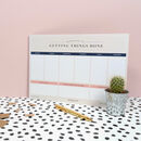 'happiness' Weekly Planner Desk Pad By Martha Brook ...