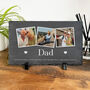 Personalised Memorial Photo Slate With Stand 30 X 20cm, thumbnail 1 of 6