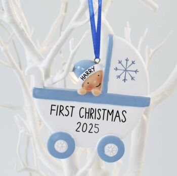 Personalised Babies Christening Decoration, 3 of 3