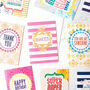 Pack Of 12 Assorted Greeting Cards, thumbnail 4 of 9