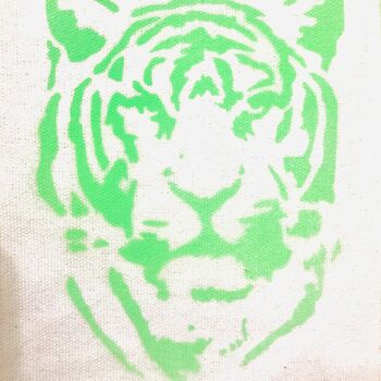 Recycled Cotton “Eye Of The Tiger” Wall Hanging, 3 of 4