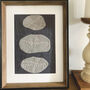 Hand Stitched Cornish Pebble Framed Picture, thumbnail 1 of 2