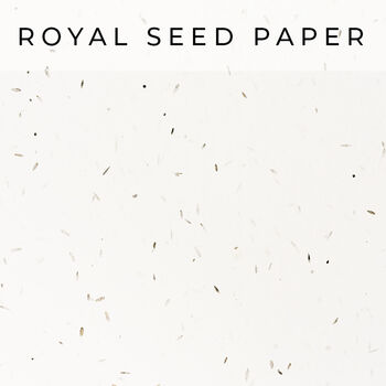 Eucalyptus Seed Paper Wedding Invitations, 2 of 3
