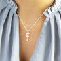 Pearl Alphabet Necklace With Star Charm, thumbnail 5 of 9