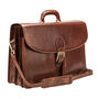 Personalised Men's Large Leather Briefcase 'Tomacelli2', thumbnail 5 of 10