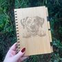 Personalised Dalmatian Dog Engraved Notebook, thumbnail 3 of 6
