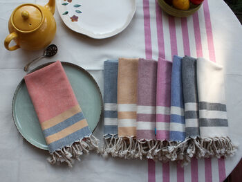 Personalised Cotton Tea Towel, Soft Cotton Tablecloth, 4 of 10