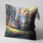 Cushion Cover With Chalet View By The Lake Multicolour, thumbnail 3 of 7