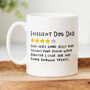 Personalised Mug 'Excellent Dog Dad', thumbnail 1 of 3