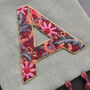 Hand Embroidered Letter Wall Hanging, thumbnail 2 of 9