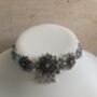 Indian Oxidised Pearl And Pota Stone Lightweight Choker Set, thumbnail 4 of 9