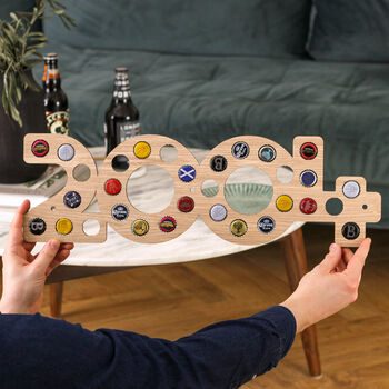 Personalised 18th Birthday Gift Beer Bottle Collector, 3 of 6