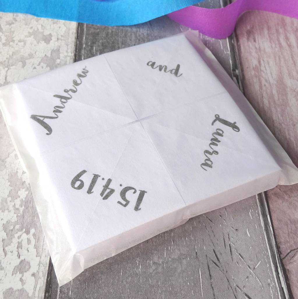 Personalised Wedding Selfie Dare Fortune Tellers By Southside Pinatas