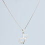 Sterling Silver Cat Pendant Necklace, thumbnail 3 of 6