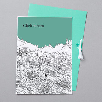 Personalised Cheltenham Print, 8 of 8
