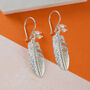 Sterling Silver Feather Necklace, thumbnail 4 of 6