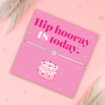 Hooray 18th Birthday Bracelet, 2 of 6