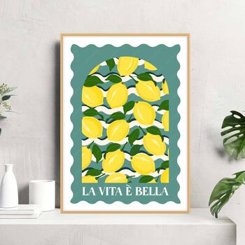 La Dolce Vita Travel Inspired Oranges And Lemons Prints, 9 of 12