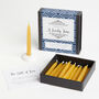 Thank You For 'A Lovely Time' Candle Set, thumbnail 3 of 7