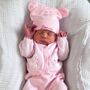 Soft Newborn Hat In Pink, thumbnail 1 of 2