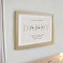 Personalised Father's Day Oak Framed Print, thumbnail 2 of 3
