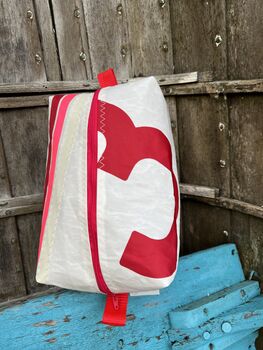 Large Recycled Sailcloth Wash Bag, 5 of 7