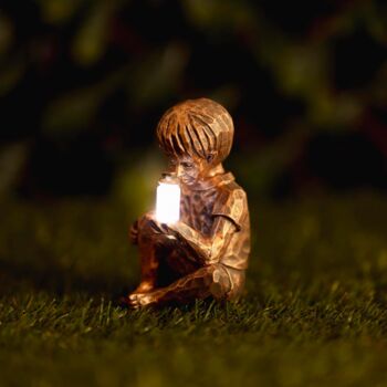 Solar Boy And Girl Garden Firefly Jar Outdoor Ornament, 12 of 12