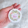 Floral Baptism Ceramic Ornament Gift For Girl, thumbnail 5 of 7