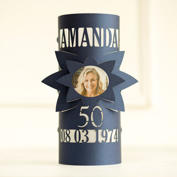 Personalised Birthday Photo Lantern Gift 90th, 10 of 12
